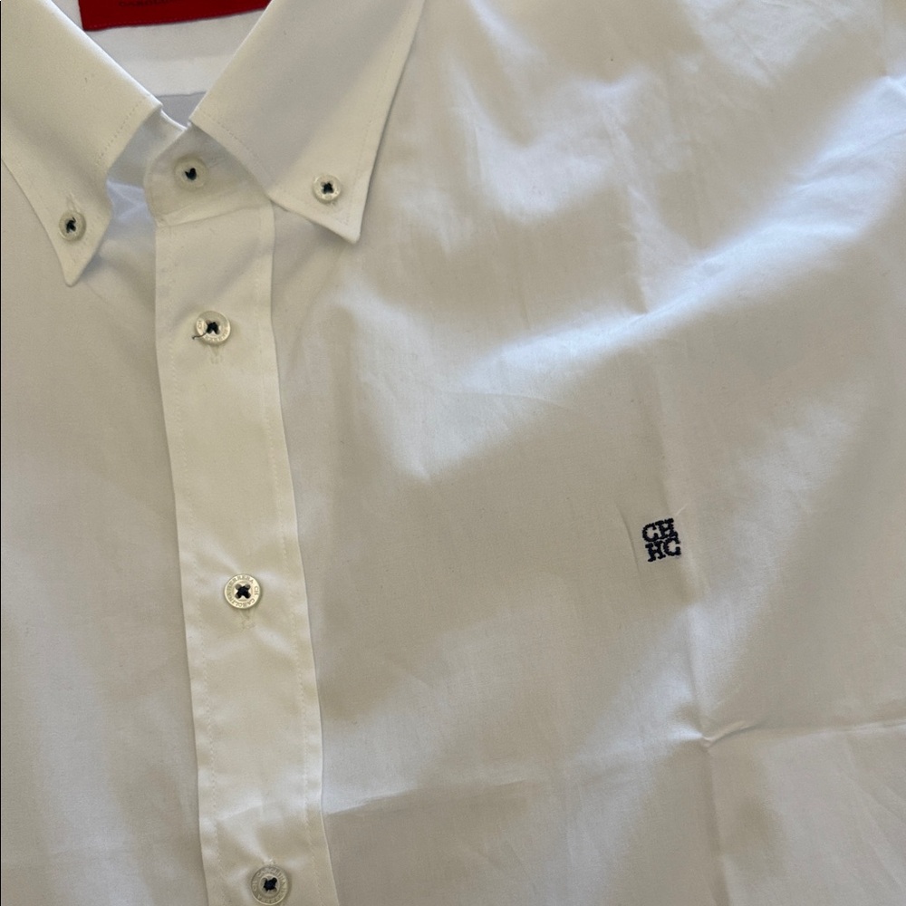 Carolina Herrera White Dress Shirt for Men - Picture 4 of 4